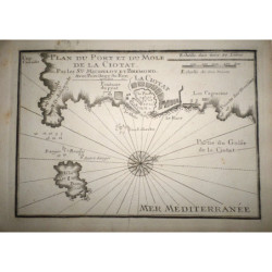 Plan du Port et du Moli de la Ciotat.