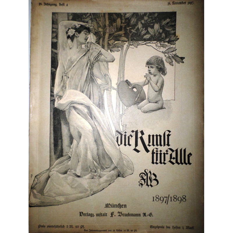 DIE kunst für Alle. 13 Jahrgang, heft 4. 15 November 1897.