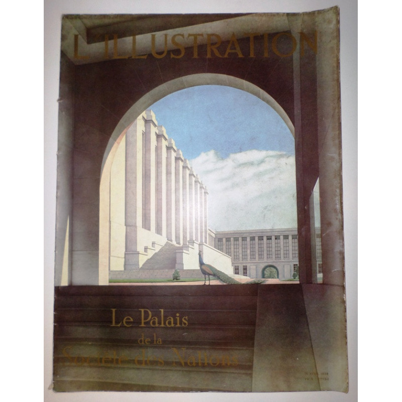 L'ILLUSTRATION. 10 Avril 1938. Le Palais de la Société des Nations.