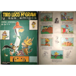 TIRO Loco McGraw y sus amigos. Nuevas aventuras de la T.V. Album para cromos.