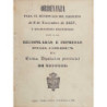 ORDENANZA para el reemplazo del Ejército de 2 de Noviembre de 1837, y aclaraciones posteriores hasta el día. Recopiladas e impre