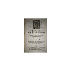 POR Don Joseph Fernández de Velasco y Tobar, Condestable de Castilla y León, Mayordomo Mayor de su Magestad, num. 33. Con D. Jua