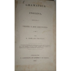 Gramática inglesa, reducida a veinte y dos lecciones.