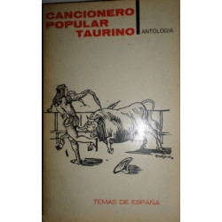 CANCIONERO Popular Taurino. Antología.