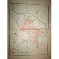 PLANO de Huesca. Escala: 1: 5.000.