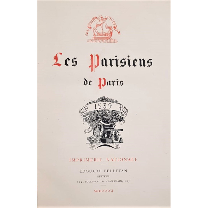 LES PARISIENS de Paris. 1539.