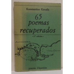 65 poemas recuperados. 2ª edición. Traducción y notas de José María Álvarez.