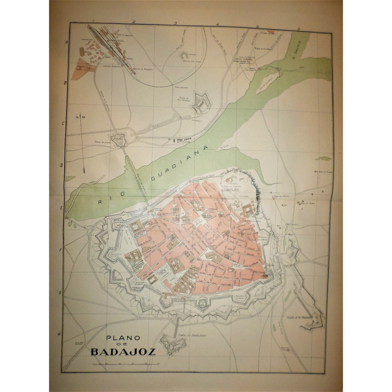 PLANO de Badajoz.