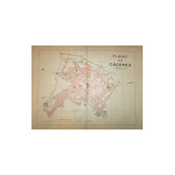 PLANO de Cáceres. Escala 1:4.000.