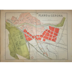 PLANO de Gerona.