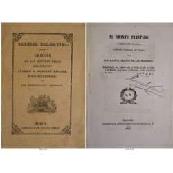 El amante prestado, comedia en un acto, traducida libremente del francés. Representada por primera vez en Sevilla el año de 1830