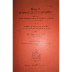 Les morceaux français de la Chronique Catalane de Bernat Desclot.