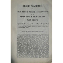 Elogio académico del Ilmo. Sr. D. Vicente González Arnao… leído por el Dr. D. Vicente de la Fuente en las exequias celebradas po