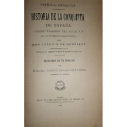 Historia de la conquista de España. Códice arábigo del siglo XII dado a luz por primera vez, traducido y anotado por D. Joaquín