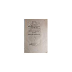 REGLA de la Orden de la Caballería de Santiago, con notas sobre algunos de sus Capítulos, y un Apéndice de varios documentos, qu