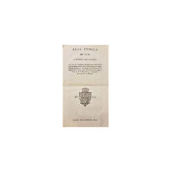 REAL Cédula de S.M. y Señores del Consejo, en que se concede privilegio exclusivo por tiempo de quatro años a Don Francisco Segu