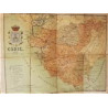 Mapa de la provincia de Cádiz. Colección de cartas geográficas de las provincias españolas cuidadosamente rectificadas por perso