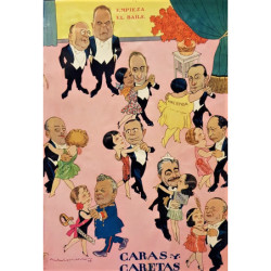 CARAS y caretas. Año XXXI, Buenos Aires 20 de octubre de 1928, N.º 1568. Fundado por José S. Álvarez.