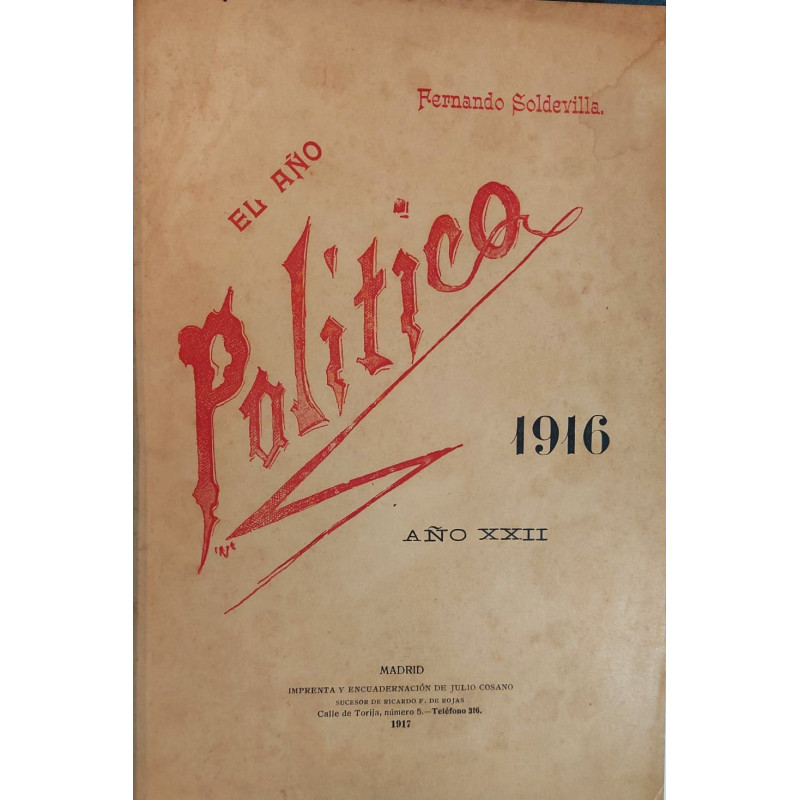 El Año Político 1916.