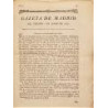 GAZETA de Madrid. 1785