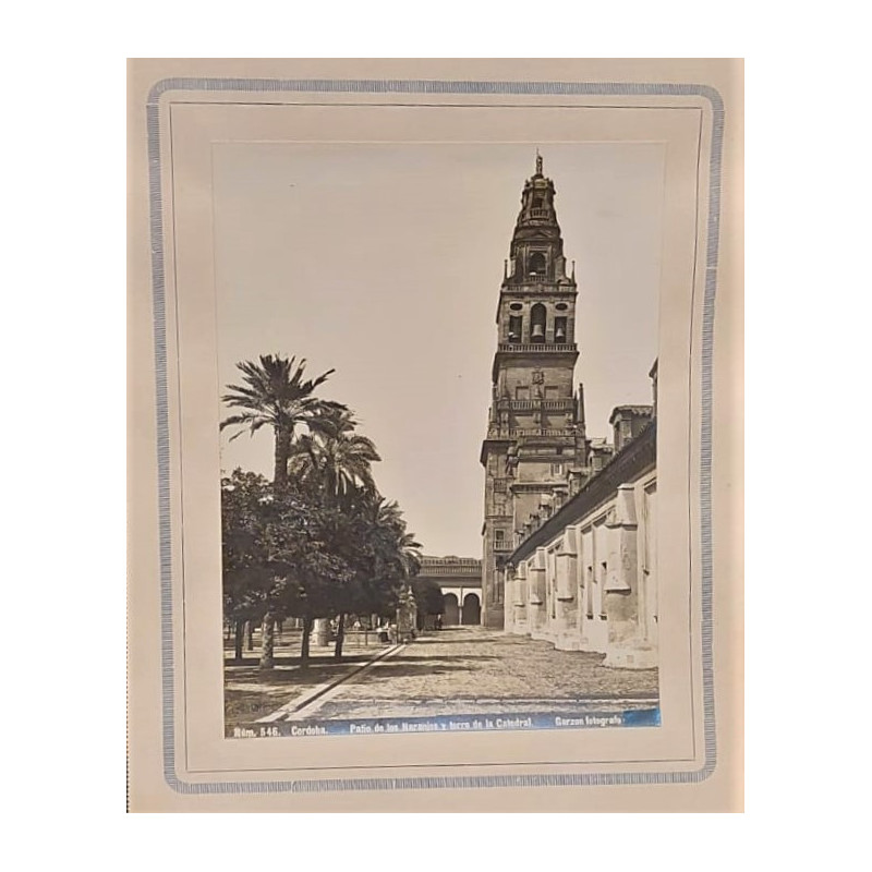 Córdoba. Patio de los Naranjos y torre de la Catedral.