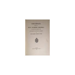 DISCURSOS leídos en la Real Academia Española el día 27 de Octubre de 1929 para celebrar el centenario del nacimiento de D. Manu