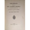 DISCURSOS leídos en la Real Academia Española el día 27 de Octubre de 1929 para celebrar el centenario del nacimiento de D. Manu