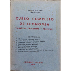 Curso completo de Economía. (Agrícola, Industrial y Forestal).