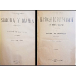 El proceso de Saint-Maixent. (La morte vivante). Simona y María. Dos obras en 1 volumen.