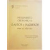 PRESUPUESTO ordinario de gastos e ingresos para el año 1967.