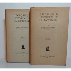 Bosquejo histórico de la Dictadura. 1923-1930.