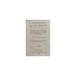 De Buonaparte, de los Borbones y de la necesidad de unirnos a nuestros legítimos príncipes, para establecer la felicidad de la F