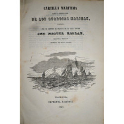 Cartilla Marítima para la instrucción de los Guardias Marinas. Segunda edición.