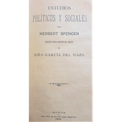 Estudios políticos y sociales. Primera edición.